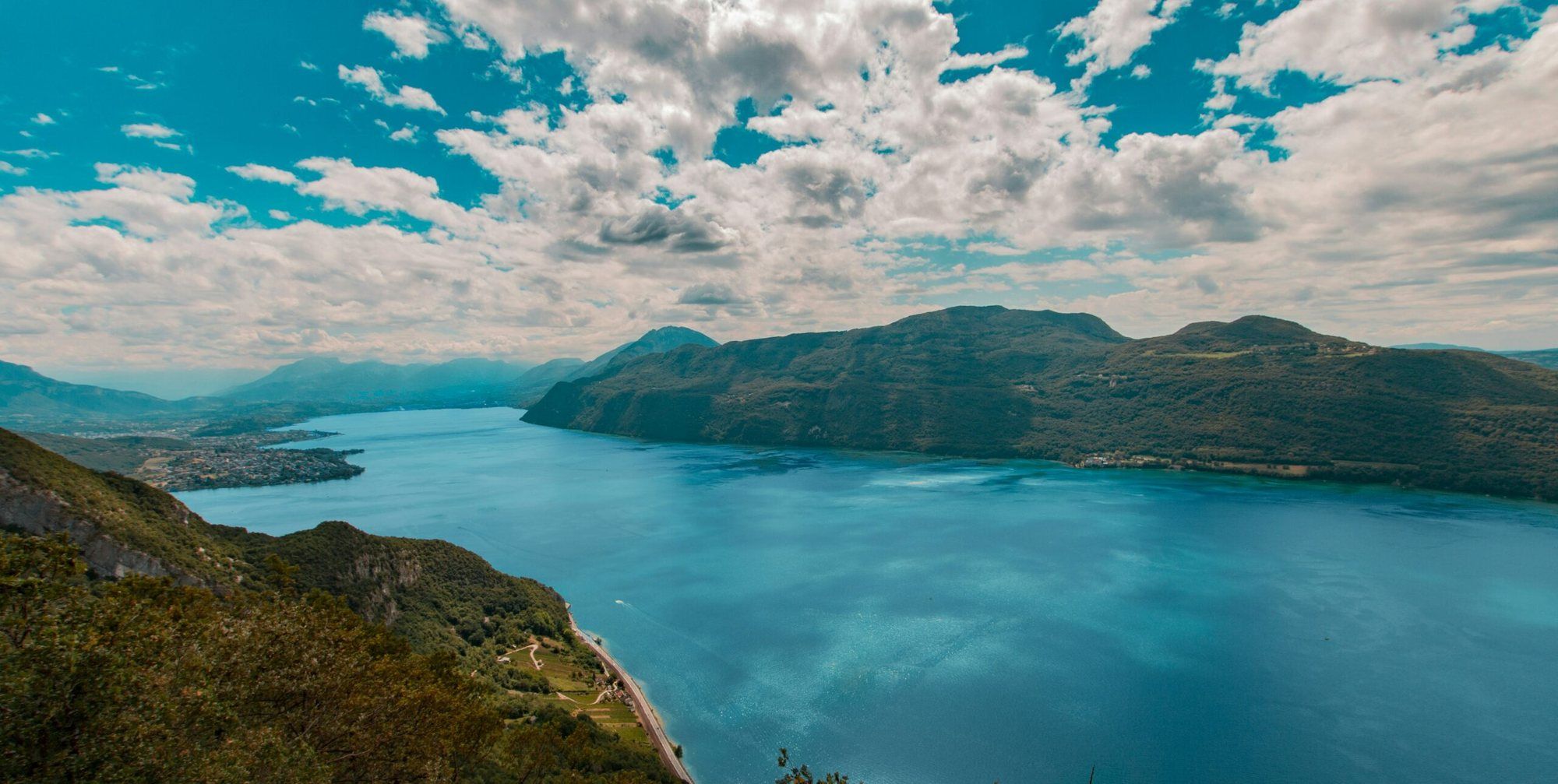 Le lac du Bourget, en Savoie